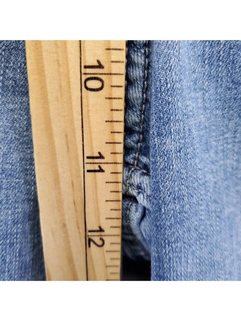 Lee Shorts Womens Plus 22 Plus Blue Regular Fit Mid Rise Denim Jorts *Read*